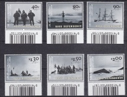 Ross Dependency 2002 The Discovery Expedition 6v (code In Margin) ** Mnh (22488) - Ongebruikt