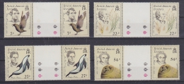 British Antarctic Territory 1985 Early Naturalists 4v Gutter ** Mnh (22489) - Unused Stamps
