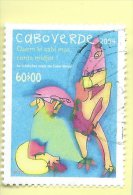 TIMBRES - STAMPS - CAPE VERDE / CAP VERT - 2004 - TRADITIONS ORALES - TIMBRE OBLITÉRÉ CLÔTURE DE SERIE - Cape Verde