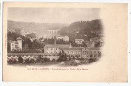 CPA St Didier La Séauve Saint  En Velay Usine Colcombet Et Viaduc De La Séauve 43 Haute Loire - Saint Didier En Velay