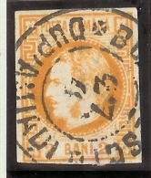 Rumänien 1868 Mi#17 Voll-O 2 Banni Orange - 1858-1880 Moldavia & Principality