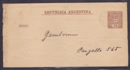 Argentine - Lettre - Other & Unclassified