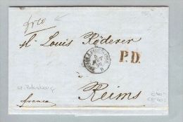 Russland 1859-07-18 St.Petersburg Brief>Reims Champ.Fr - Briefe U. Dokumente