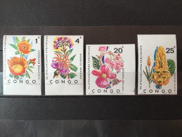 République Démocratique Du Congo - 778/781 - Non Dentelé - Ongetand - Imperforated - Fleurs - 1971 - MNH - Neufs