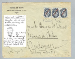 Russland 1918-12-07 Levante Brief Mi#52x3 U.dr.Kopf St. - Briefe U. Dokumente