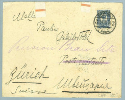 Russland 1915-03-31 Weitergeleiteter Brief Nach Zürich - Storia Postale