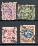 NEW ZEALAND, Class A, Postmarks COROMANDEL, ASHBURTON, AUCKLAND, GISBORNE - Used Stamps