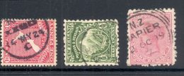 NEW ZEALAND, Class A, Postmarks KAMO, HAMILTON, NAPIER - Gebruikt