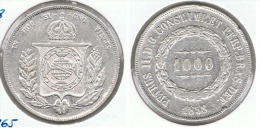 BRASIL PETRUS II 1000 REIS 1853  PLATA SILVER - Brésil