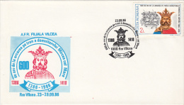 21785- MIRCEA THE ELDER, WALLACHIA PRINCE, SPECIAL COVER, 1986, ROMANIA - Covers & Documents