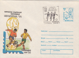 21941- USA'94 SOCCER WORLD CUP, COVER STATIONERY, 1994, ROMANIA - 1994 – États-Unis