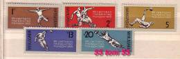 BULGARIA / Bulgarie 1966 FOOTBALL WF  - LONDON 5v. – MNH - 1966 – England