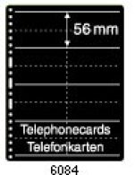 PRINZ Stock Pages 6784 For Telefonkarten, 4 Pockets Each 56 Mm Height - Vierges