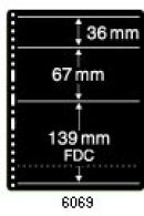 PRINZ Stock Pages 6779 Prinz-System, Double-sided 3 Pockets 36, 67 Und 139 Mm Height (FDC) - Vierges