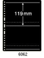 PRINZ Stock Pages 6072 Prinz-System, Double-sided 2 Pockets Each 119 Mm Height - Vierges