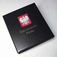 DAVO 29728 Kosmos Luxe Binder Stamp Album Poland - Large Format, Black Pages