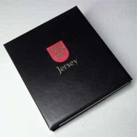 DAVO 29729 Kosmos Luxe Binder Stamp Album Jersey - Formato Grande, Fondo Negro