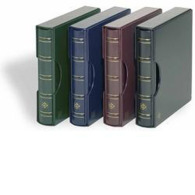 Turn-bar Binder PERFECT DP, In Classic Design With Slipcase, Black - Groot Formaat, Zwarte Pagina