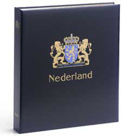 DAVO 442 Luxe Binder Stamp Album Netherlands V Pages II - Formato Grande, Fondo Negro