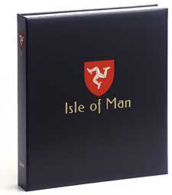 DAVO 4942 Luxe Binder Stamp Album Isle Of Man II - Groot Formaat, Zwarte Pagina