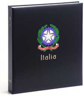 DAVO 6145 Luxe Binder Stamp Album Italy Rep. IV - Groot Formaat, Zwarte Pagina