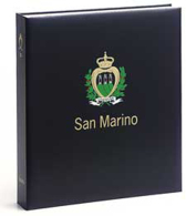 DAVO 7842 Luxe Binder Stamp Album San Marino II - Groot Formaat, Zwarte Pagina