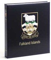 DAVO 8042 Luxe Binder Stamp Album Falkland Dep. II - Large Format, Black Pages