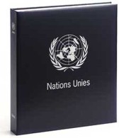 DAVO 8240 Luxe Binder Stamp Album United Nations (no Number) - Formato Grande, Fondo Negro