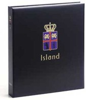 DAVO 9042 Luxe Binder Stamp Album Iceland II - Formato Grande, Fondo Negro