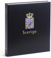 DAVO 9641 Luxe Binder Stamp Album Sweden I - Formato Grande, Fondo Negro