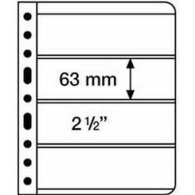 Plastic Pockets VARIO, 4-way Division, Clear Film - Enveloppes Transparentes