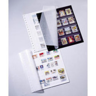Stocksheets ASTRA, With 11 Glassine Strips, Undivided, White - Sobres Transparentes