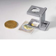 Linen Tester 10x Magnification, Metal, Black - Pinzas, Lupas Y Microscopios