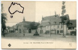 - 96- EGLETONS - ( Corrèze ), Place Du Marchadial, Auberge, Café, Précurseur, Non écrite, TBE, Scans.  . - Egletons