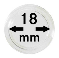 Lindner 2250018P Coin Capsules Internal Ø 18 Mm - Pack Of 10 - Matériel
