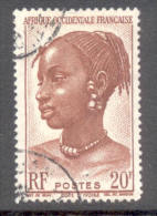 A.O.F. Afrique Occidentale Francaise - Französisch Westafrika 1947 - Michel Nr. 51 O - Gebraucht