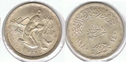 EGIPTO POUND 1980 FAO PLATA SILVER - Egipto