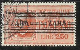 ZARA OCCUPAZIONE TEDESCA GERMAN OCCUPATION 1943 ESPRESSO SPECIAL DELIVERY LIRE 2,50 USATO USED OBLITERE´ - Deutsche Bes.: Zara