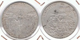 FRANCIA FRANCE 100 FRANCS  1994 LIBERACION PARIS PLATA SILVER - Gedenkmünzen