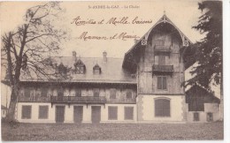 CPA - St André Le Gaz (38) - Le Chalet - 1905 - Saint-André-le-Gaz