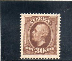 SUEDE 1891-1913 * - Unused Stamps