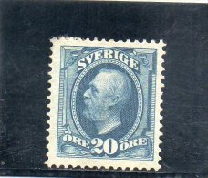 SUEDE 1891-1913 * - Unused Stamps