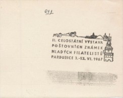 J2278 - Czechoslovakia (1945-79) Control Imprint Stamp Machine (R!): 2. National Stamp Exhibition Young Stamp Collectors - Essais & Réimpressions