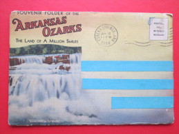 1944. Arkansas Ozarks Postcard Folder - Otros & Sin Clasificación