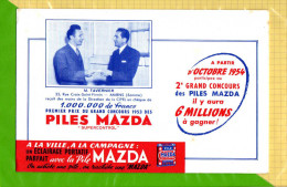 BUVARD & Blotting Paper  :Piles MAZDA  M. Tavvernier Amiens - Electricité & Gaz