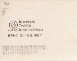 J2304 - Czechoslovakia (1945-79) Control Imprint Stamp Machine (R!): International Trade Fair Brno 1967 - Essais & Réimpressions