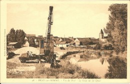 80 - BRAY  SUR  SOMME -  Vue Du Port . La Grue Sur Les Quais - Bray Sur Somme