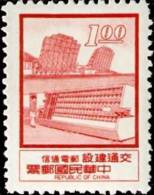 Sc#1807 Taiwan 1972 Communication Stamp Telecommunication Satellite Electronic Space - Neufs