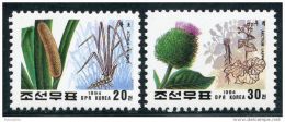 Korea 1994, SC #3375-76, Perf, Medicinal Plants - Plantes Médicinales