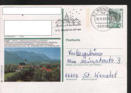 Ganzsachen  - Postkarte   Motiv:Inzell  - Echt Gelaufen - Postcards - Used